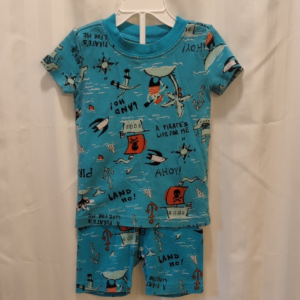 Gymboree Turquoise Pirate Pajama Set